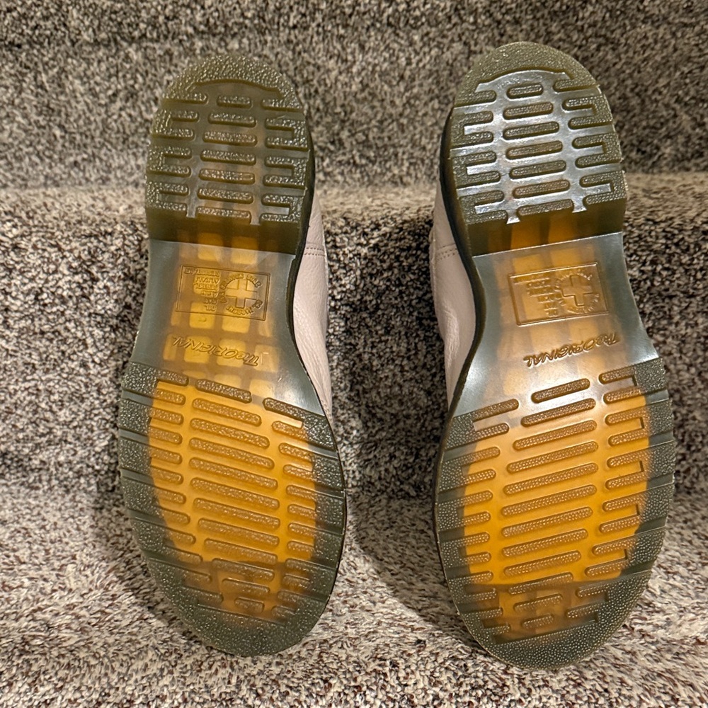 Dr. Martens Women's Light Beige Ankle Boots - Picture 3 of 4